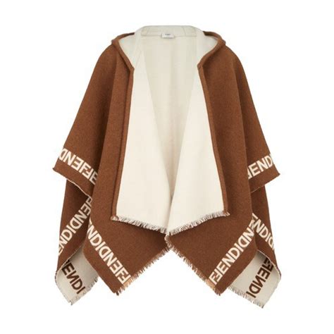 drap fendi|fendi poncho.